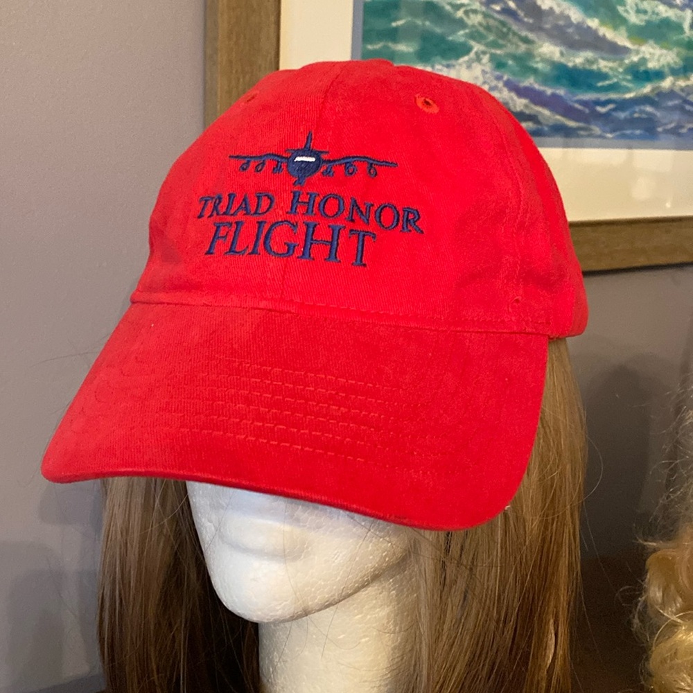 Triad Honor Flight baseball style hat in good condition